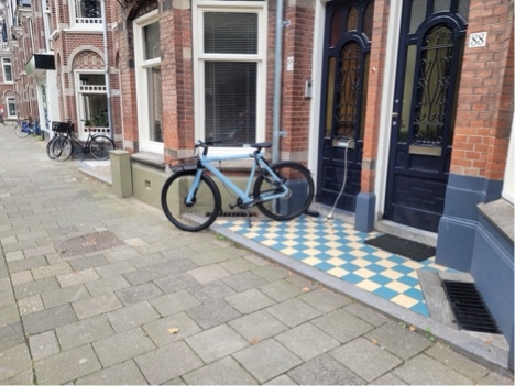 charge your battery through your front door