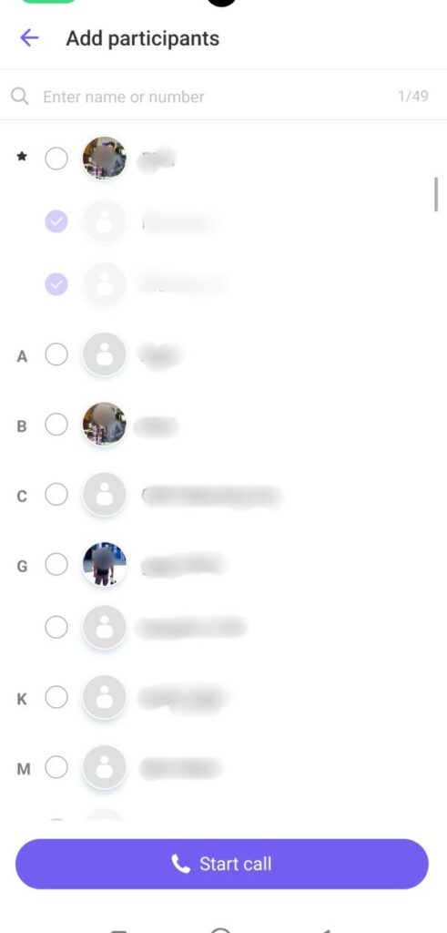 Viber app for video calling